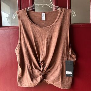 90 Degree By Reflex Copper Twist Tank Top